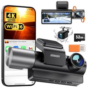 Izeeker 400 Pro Dashcam 4K 3 Canales