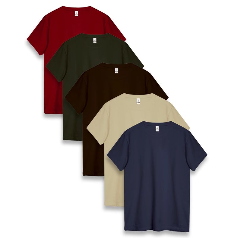 Pack De 5 Camisetas Sintra 100% Algodón