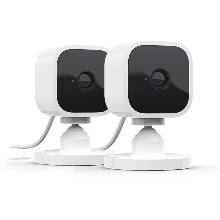 Imagen relacionada con X2 Cámaras BLINK Mini | Cámara de seguridad inteligente, para interior, HD 1080p, detección de movimiento, audio bidireccional (Blanco)