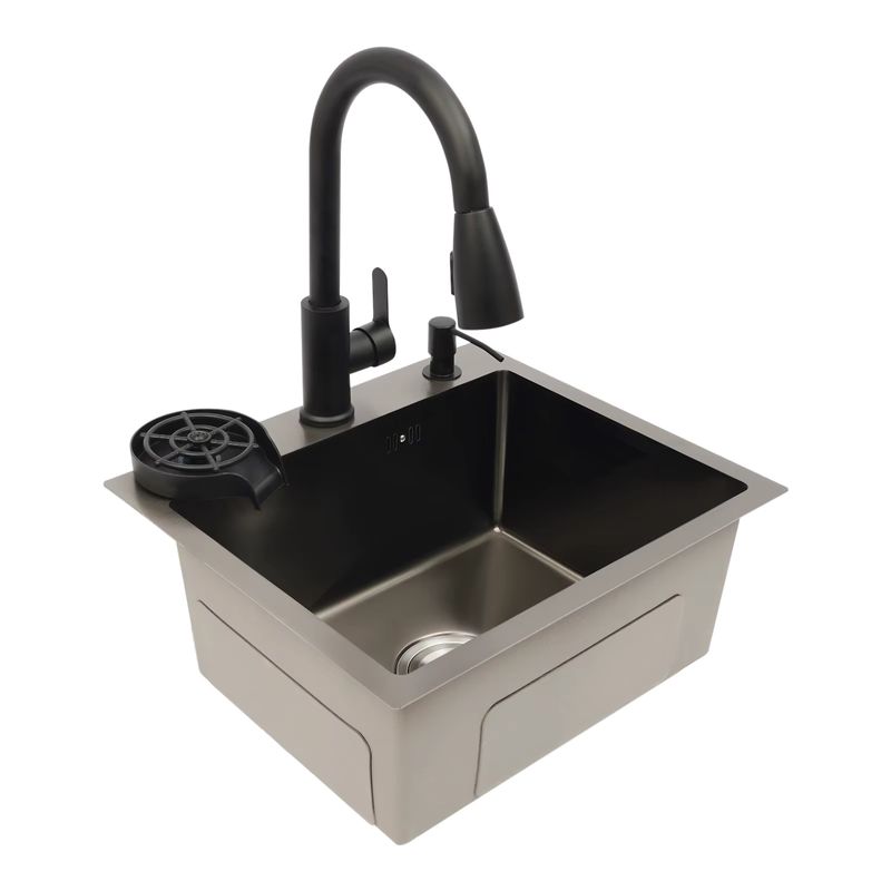 Fregadero De Cocina Multifuncional Con Grifo Retráctil