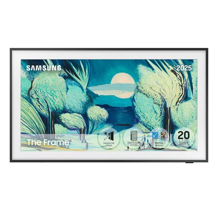Imagen relacionada con Samsung TV 50 Pulgadas The Frame LS03F 4K Smart TV, Galería de Arte con Display Mate, Marcos Intercambiables