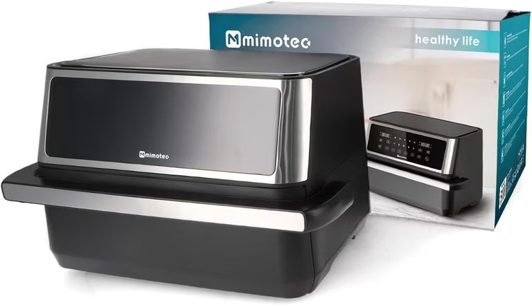 M Mimotec Freidora De Aire Doble 11L – 5,5+5,5L Pantalla Táctil