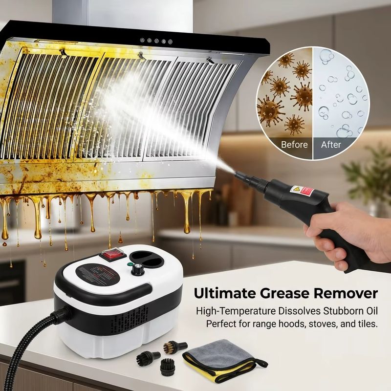 Limpieza de Cristales: Limpiador a Vapor y Desengrasante