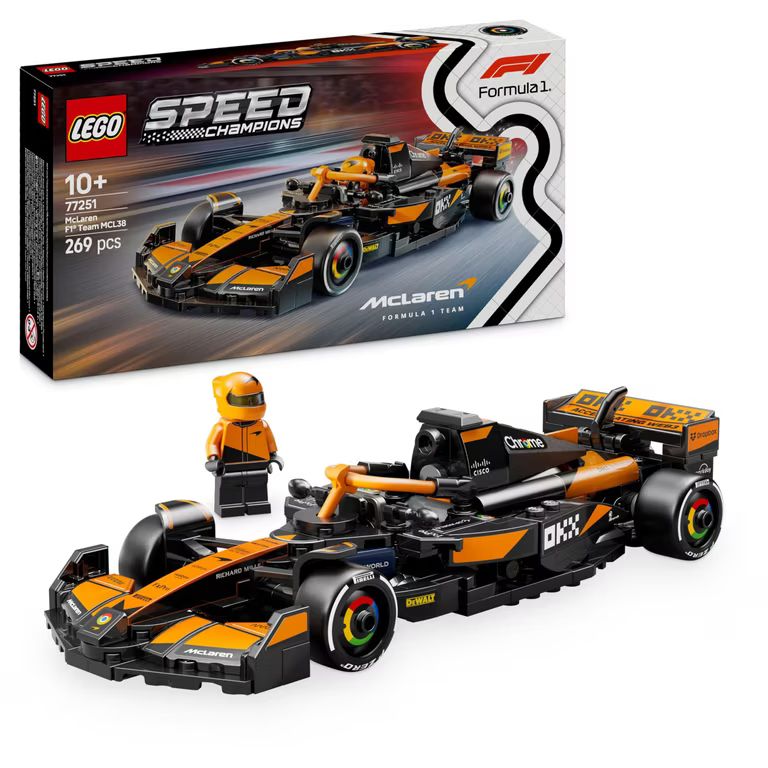 Imagen relacionada con LEGO Speed Champions Coche de Carreras McLaren F1 Team
