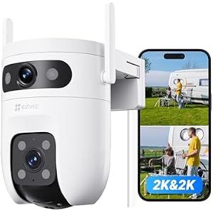 Imagen relacionada con Ezviz C9C Cámara Exterior Doble Lente 2K