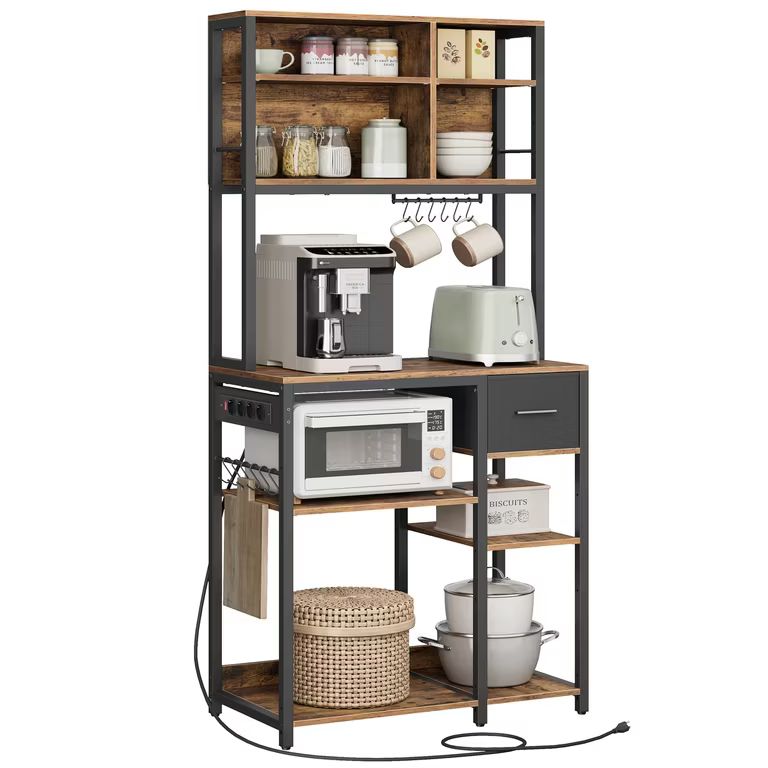 VASAGLE Estantería Cocina Multienchufe