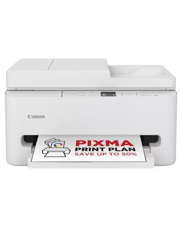 Imagen relacionada con Canon PIXMA TS7550I - Impresora Todo en Uno con Conectividad Wi-Fi, ADF de 35 Hojas y Pantalla OLED de 1,42” | Inalámbrica