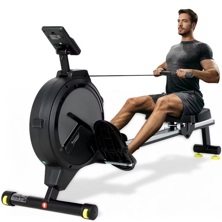 Imagen relacionada con Máquina de Remo para casa, Máquina Remo casa con 16 Niveles de Resistencia, Pantalla LCD, Rowing Machine Magnético súper silenciosa