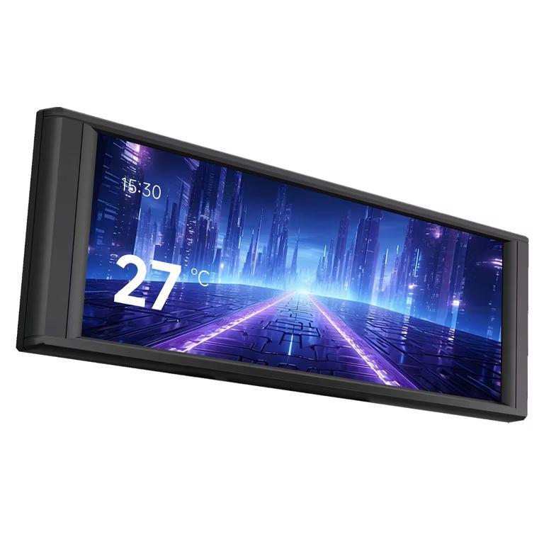 Imagen relacionada con Thermalright-TR Trofeo Vision - Pantalla LCD LCD de 6,86 pulgadas a todo color (resolución 1280 x 480) con pantalla magnética, color negro
