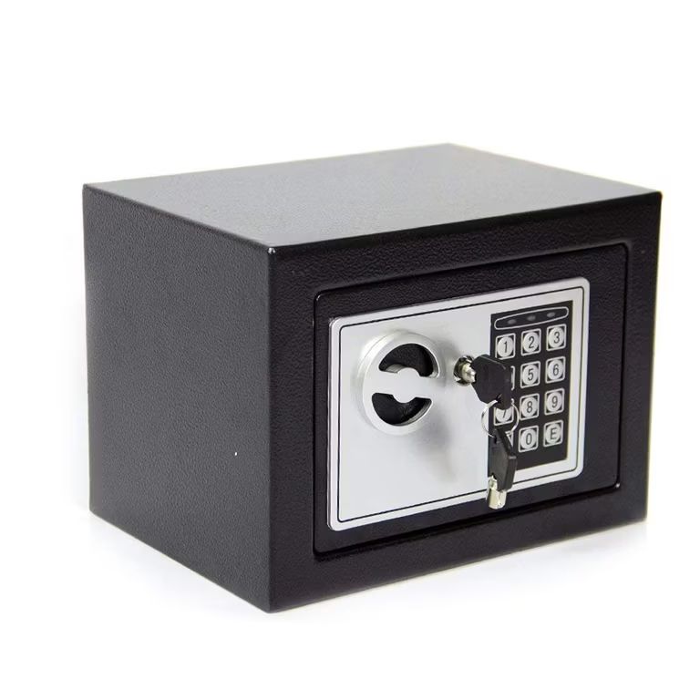 Imagen relacionada con Caja Fuerte lgnifuga Anti-Robo Electrónica con 2 Llaves, Caja Fuerte Empotrable Digital
