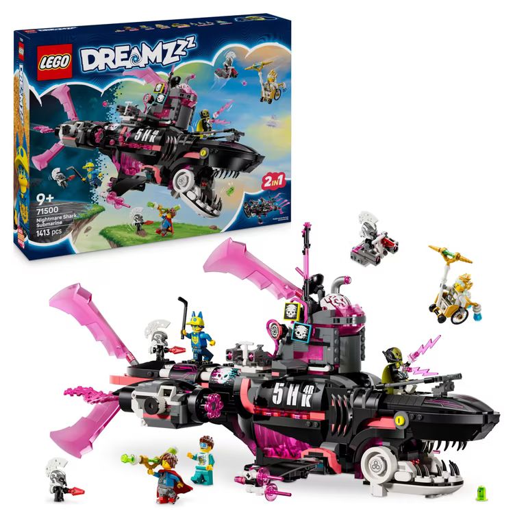 Imagen relacionada con LEGO DREAMZzz 71500 Submarino-Tiburón de las Pesadillas (¡precio mínimo!)