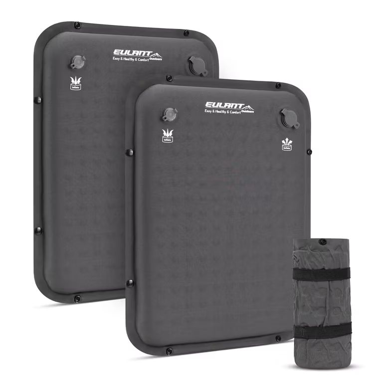 Imagen relacionada con 2Cojínes de Asiento Autoinflable para Exteriores, Cojines Inflables de Esponja Gruesa para Estadio, Almohadillas de Espuma para Futbol,coche