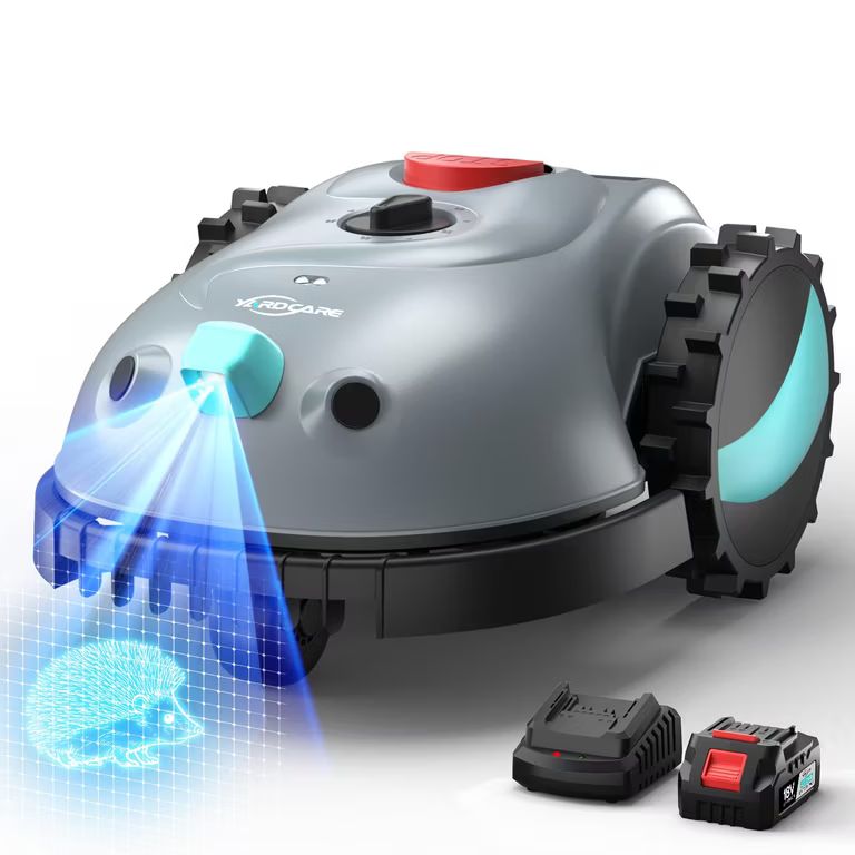 Imagen relacionada con Robot Cortacesped sin Cable Perimetral, con Cámara, Sistema de Evitación de Obstáculos, Navegación Visual, 4 Ah Batería