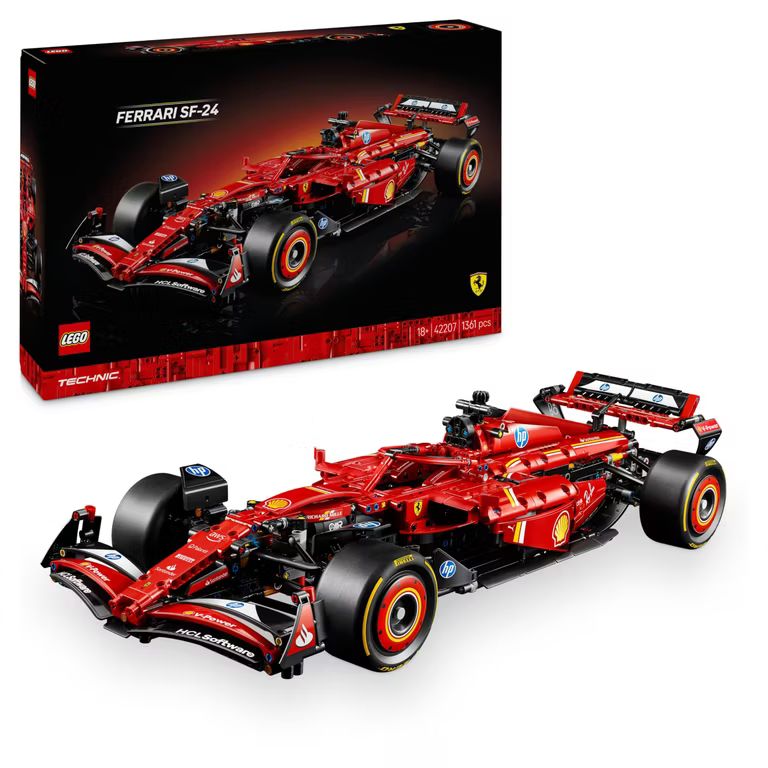Imagen relacionada con LEGO Technic Coche Ferrari SF-24 F1 (42207)