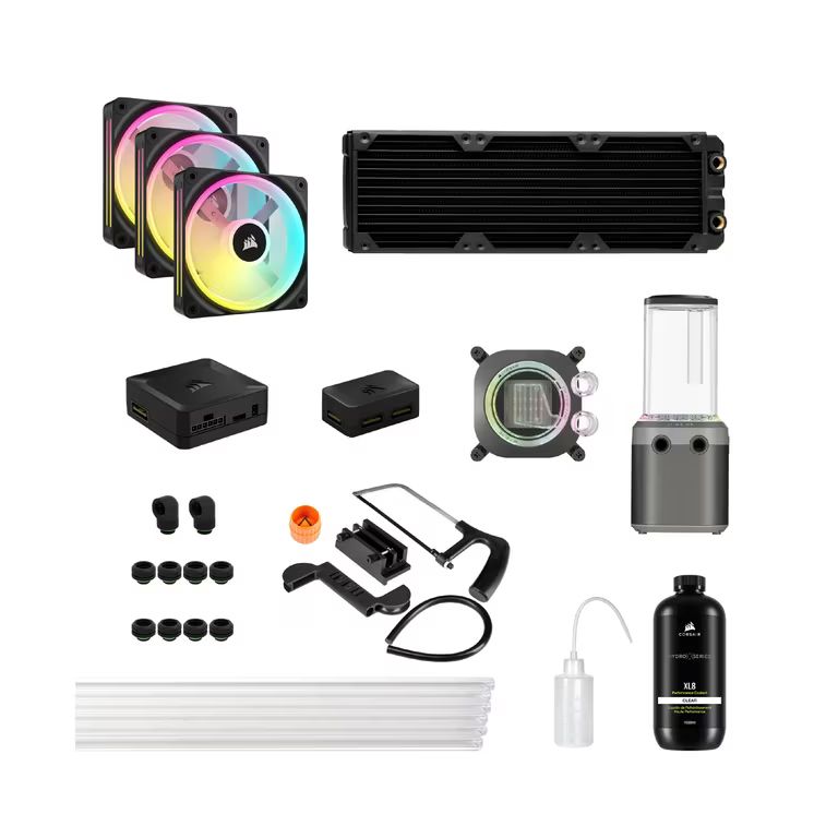 Imagen relacionada con CORSAIR Hydro X Series iCUE Link XH405i Kit de Refrigeración Personalizada