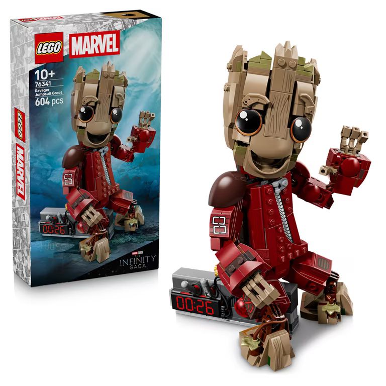 Imagen relacionada con LEGO Marvel Groot con Traje de Saqueador 76341