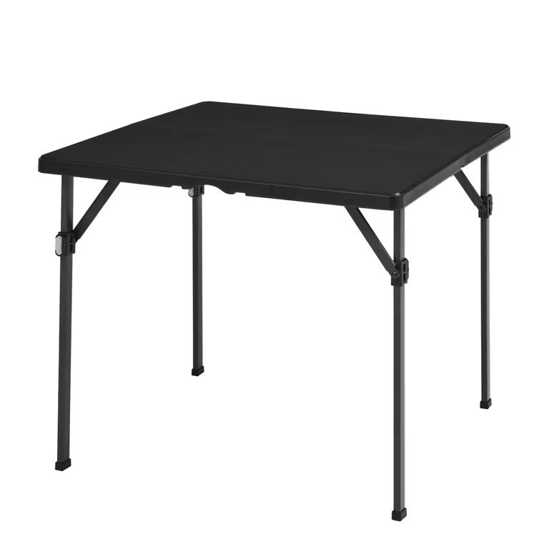 Imagen relacionada con Mesa de comedor plegable cuadrada con asa 86.1 x 86.1 x 74 cm