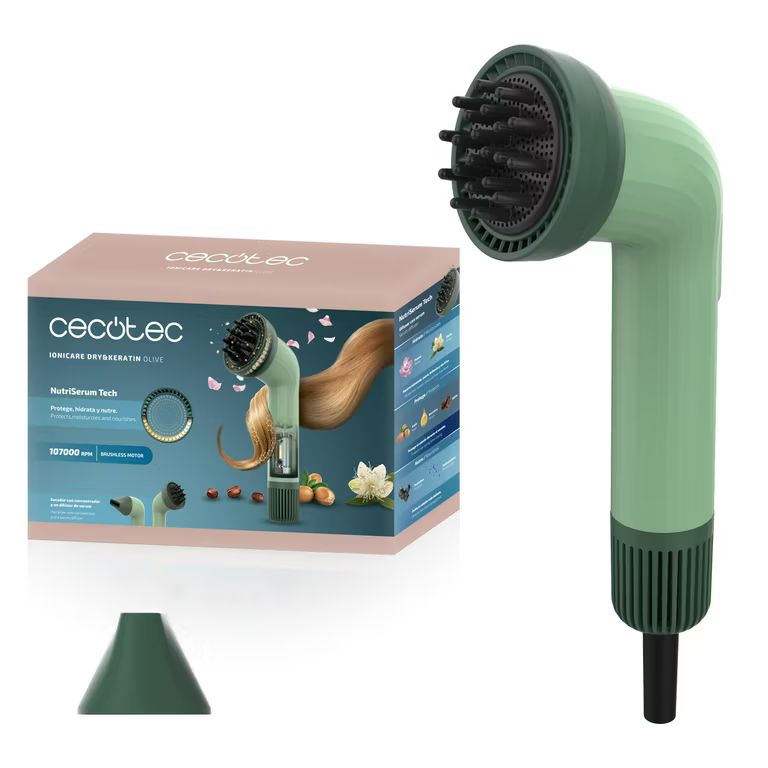 Cecotec Secador IoniCare Olive 1200W