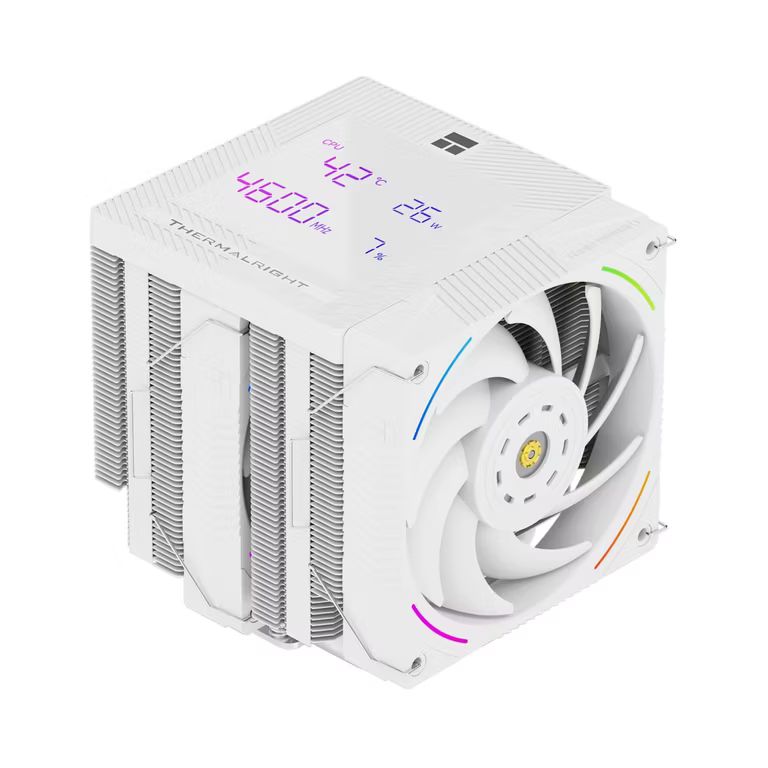 Imagen relacionada con Thermalright TR Phantom Spirit 120 Digital SNOW