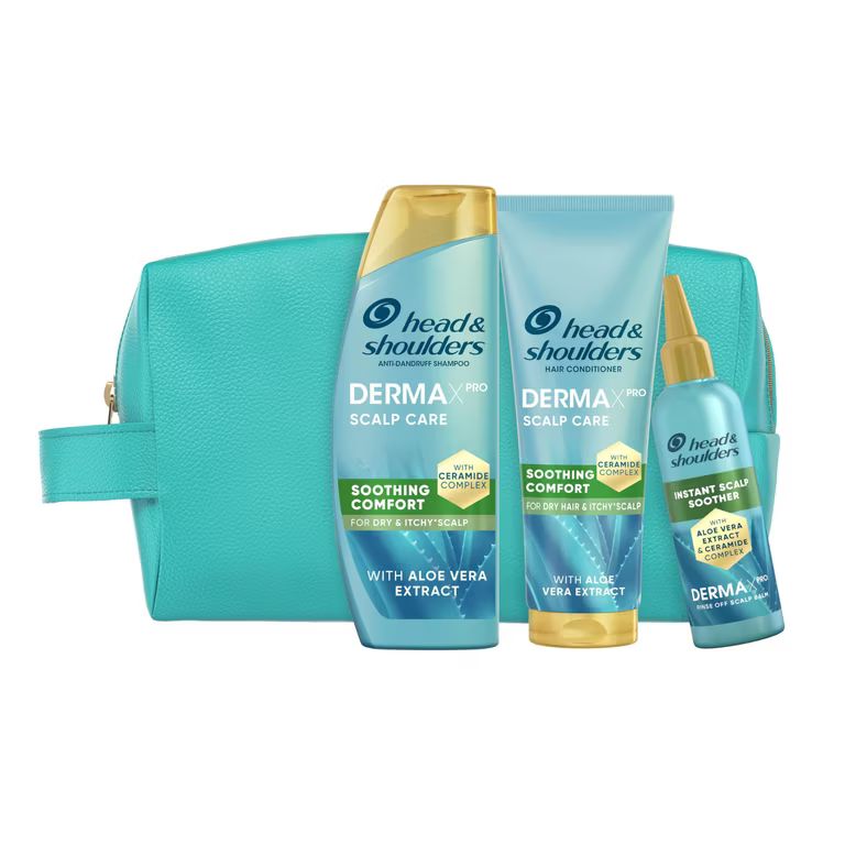 Imagen relacionada con H&S DermaXPro Champú Anticaspa, Acondicionador y Tratamiento. Con Extracto de Aloe Vera y Complejo de Ceramidas, Alivia el Cuero Cab