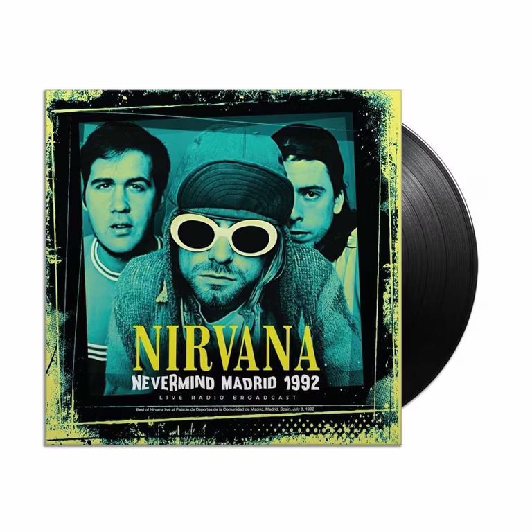 LP Nirvana Nevermind Madrid 1992