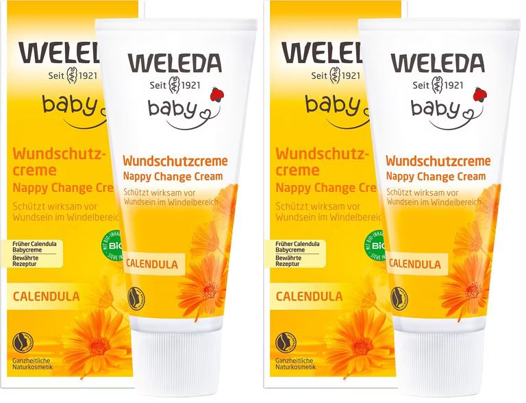 Pack de 2 Cremas de Pañal Weleda Calendula