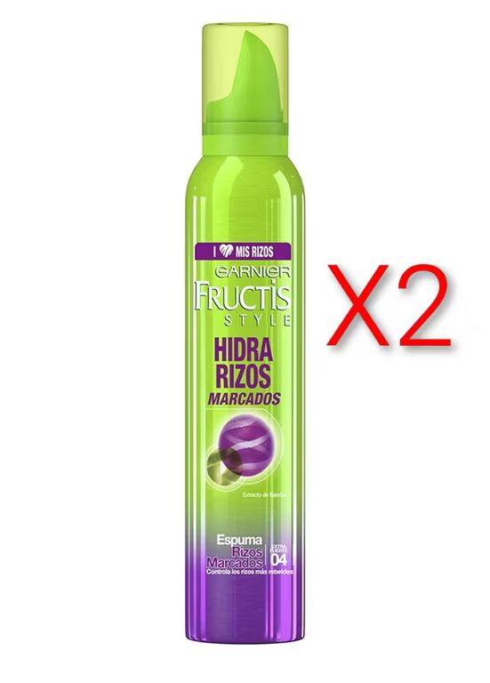 Imagen relacionada con X2. Garnier Fructis Style Espuma Hidra Rizos Marcados - 200 ml