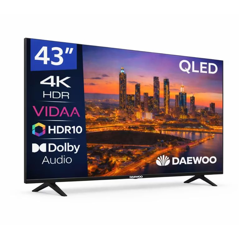 Imagen relacionada con Daewoo 43VB56QV Smart TV 43 Pulgadas QLED 4K UHD