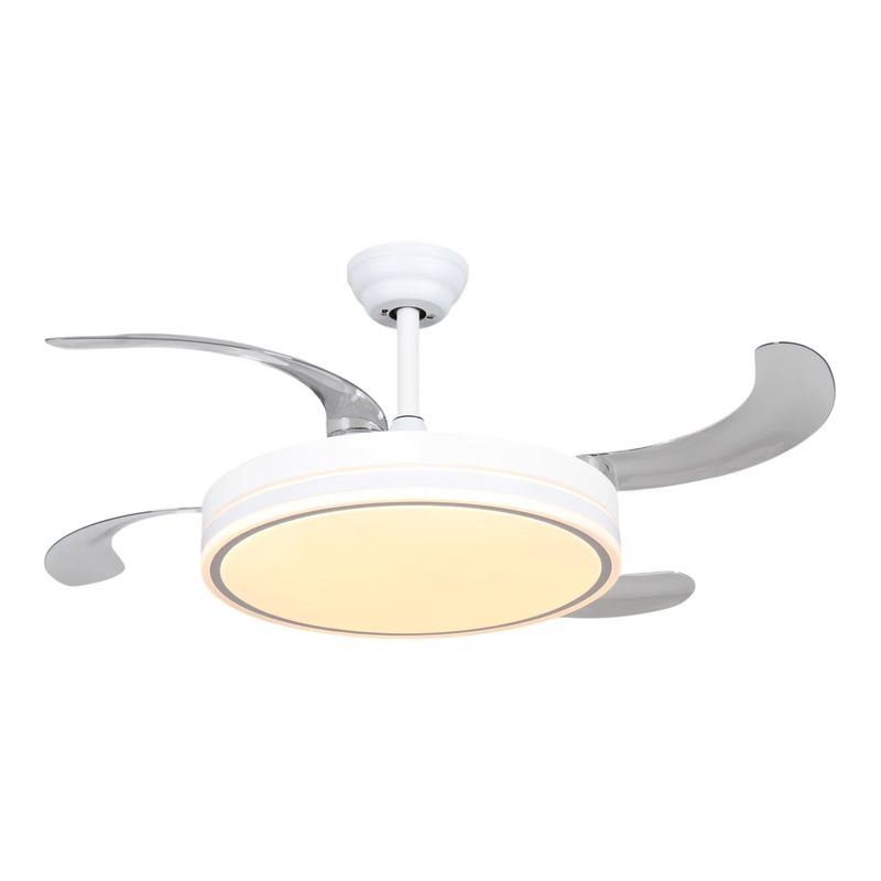 Ventilador de Techo LED 96W Blanco con Control Remoto