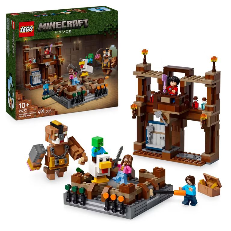 Imagen relacionada con LEGO Minecraft El Ring de Combate de la Mansión del Bosque (Reacondicionado - Como Nuevo)