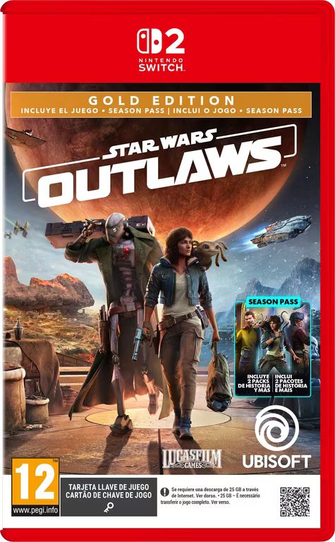 Imagen relacionada con Star Wars Outlaws Gold Edition (Switch 2)
