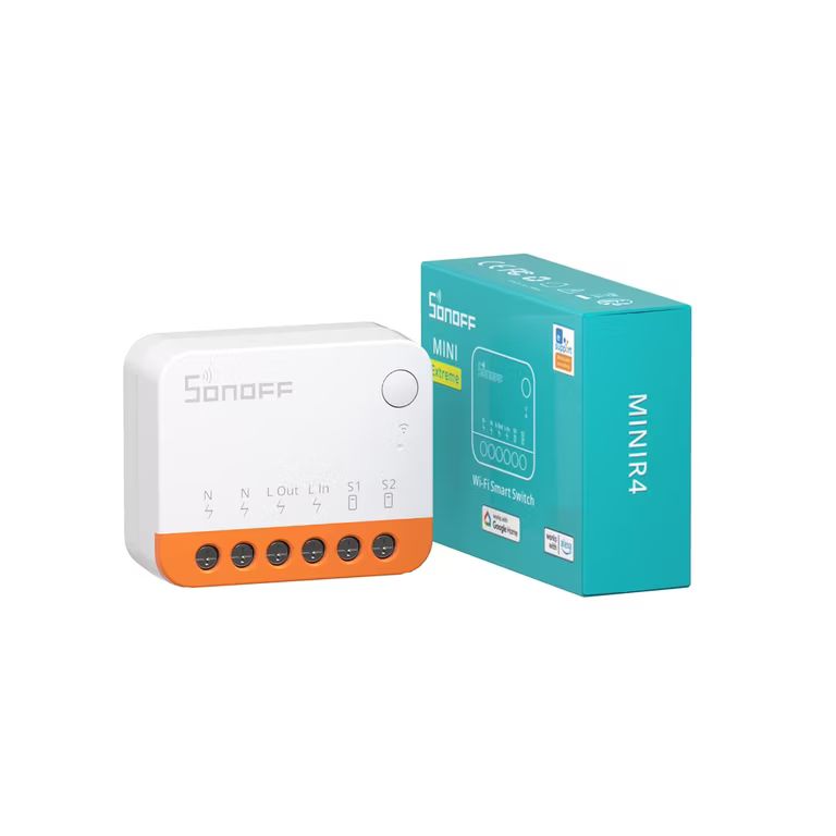 Imagen relacionada con Interruptor Inteligente Wi-Fi SONOFF MINIR4 (10A / 2400W | Modo Relé Separado) - Pack de 2 a 15,92€