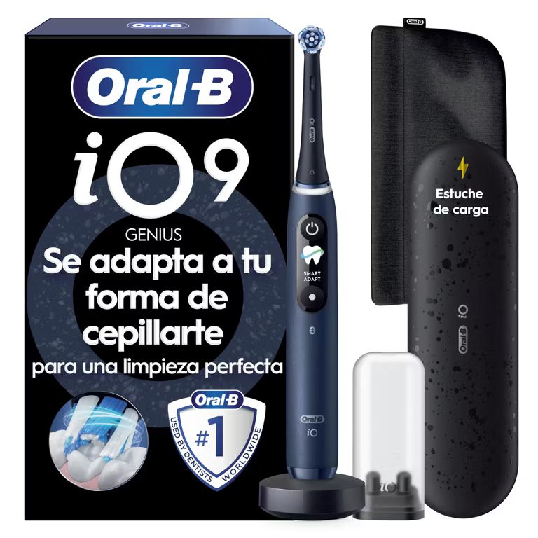 Imagen relacionada con Oral-B iO 9 | Cepillo eléctrico con 7 modos, app y estuche de carga