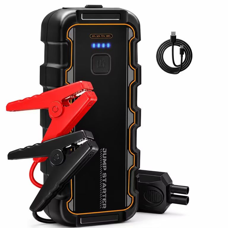 Imagen relacionada con XILANHUA Arrancador de Coche Portátil 7000A, 12V, con Carga Rápida USB