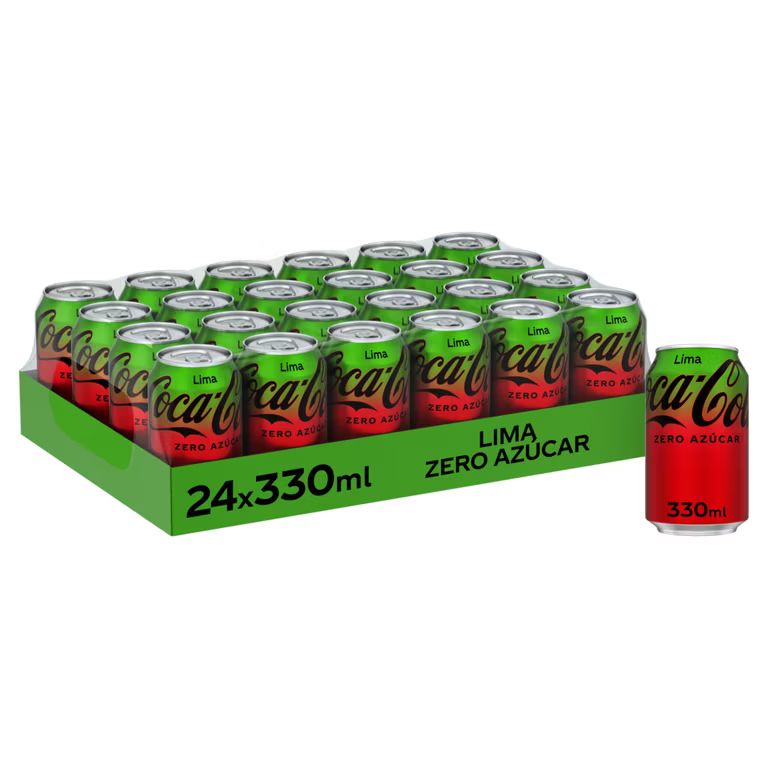 Coca-Cola Zero Azúcar Lima Pack 24 Latas 330 ml