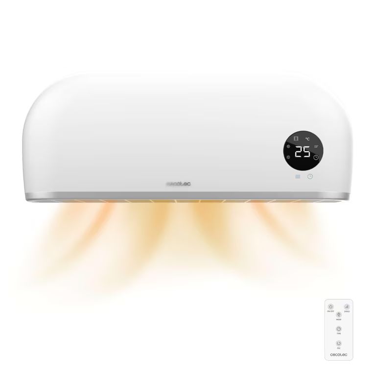 Imagen relacionada con Cecotec ReadyWarm 2000 Max Box Ceramic: Calefactor Cerámico de Baño 2000W, Pantalla LED, Mando y Protección IPX2