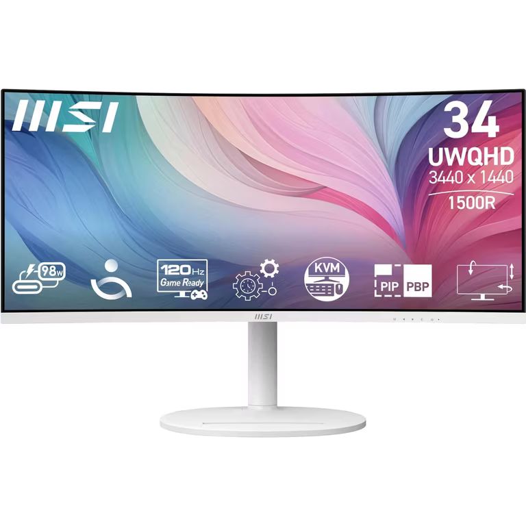Imagen relacionada con Monitor Curvo Ultrawide MSI Modern MD342CQPW 34\