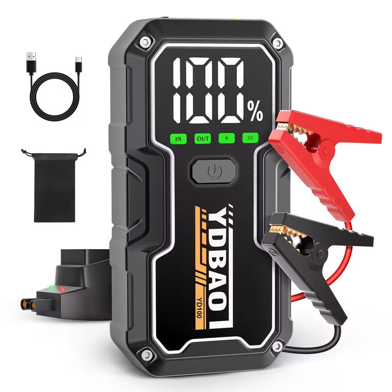 Imagen relacionada con YDBAO Arrancador de Coches 8000A 12V para Todo Gas o 10L de Diésel