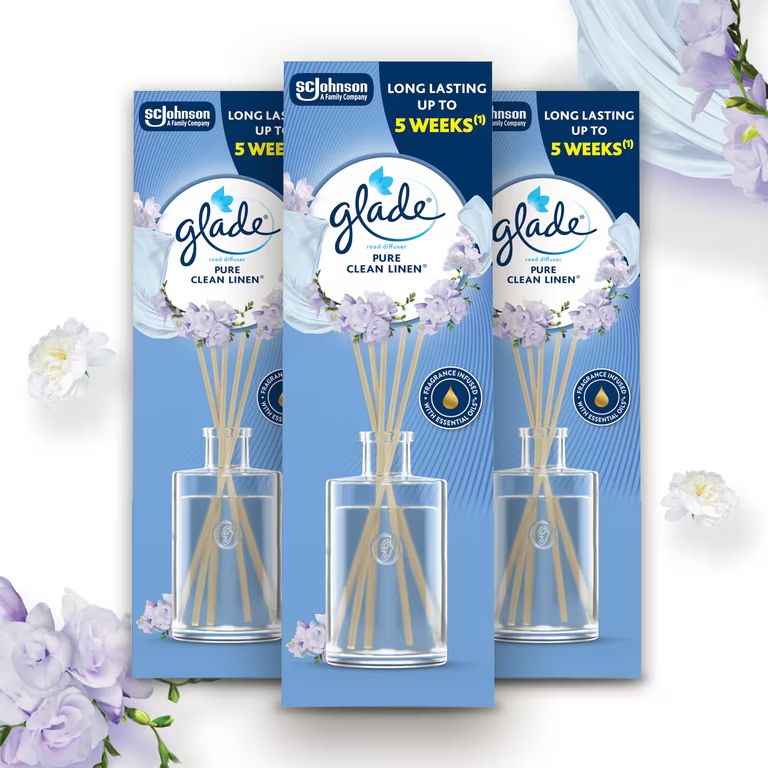 Imagen relacionada con Glade Ambientador Mikado con Varillas Clean Linen