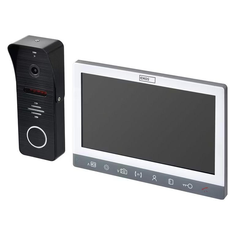 Imagen relacionada con EMOS H3010 - Videoportero con cámara Impermeable Full HD con visión Nocturna