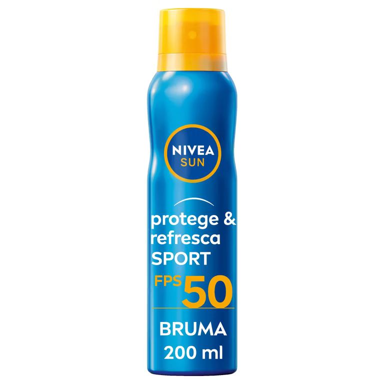 Imagen relacionada con 2 X NIVEA SUN Protects and Refreshes Spray solar transparente SPF 50, 200 ml