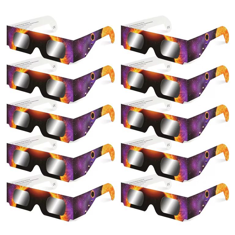 Gafas Eclipse Solar Homologadas ISO 12312-2 - 10 pares