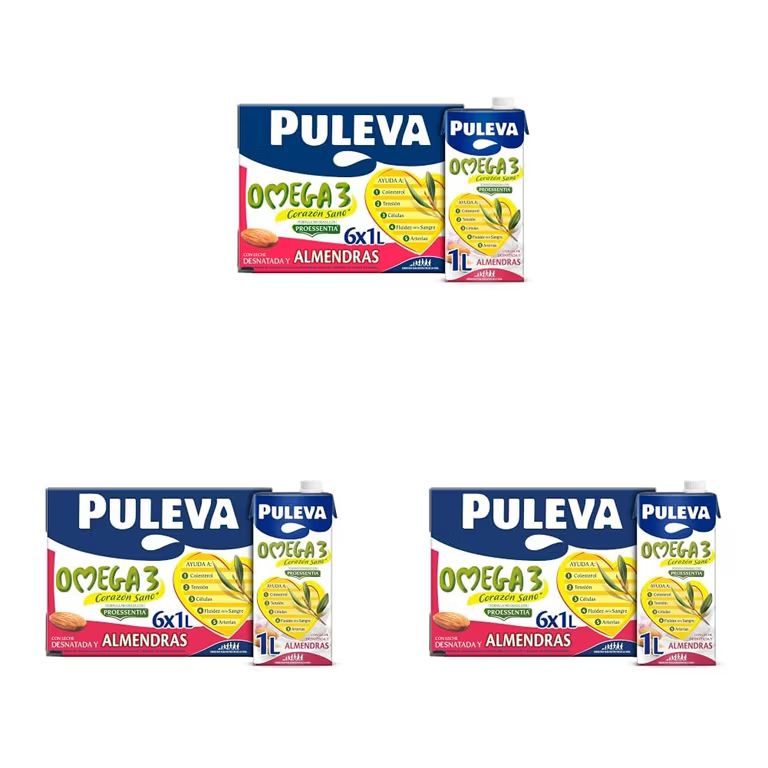 Puleva Omega 3 Proessentia Almendras 1L – Paquete 3x6 briks
