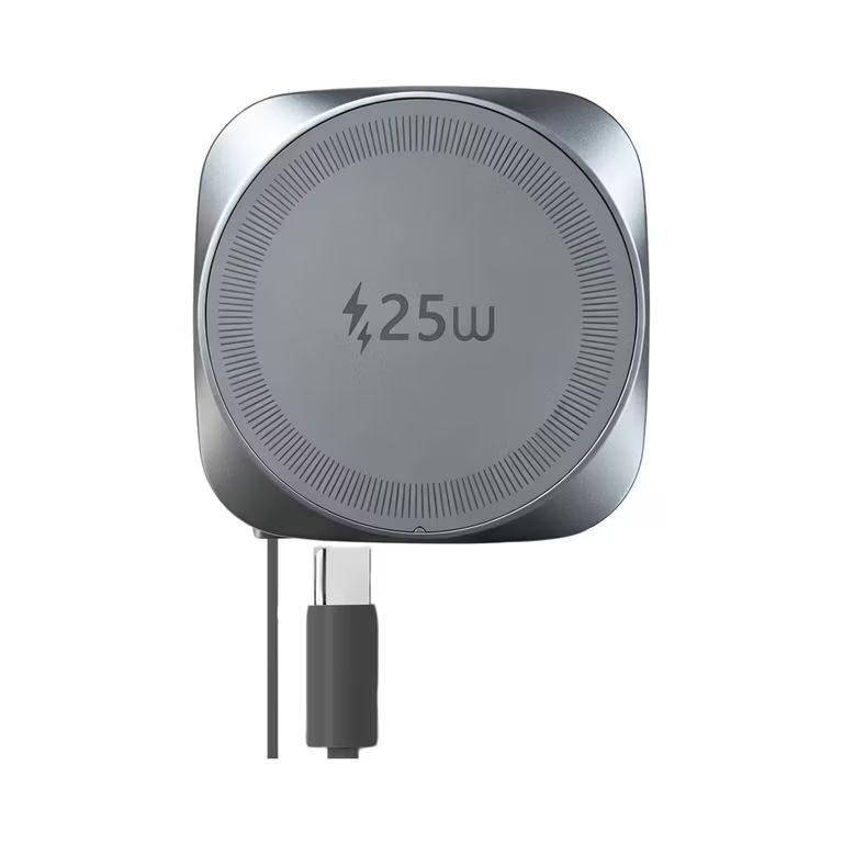Imagen relacionada con Cargador Inalámbrico Magnético 25W con USB C Cable Retráctil 70cm, Cargador Rápido Qi2.2 para iPhone y otros móviles o dispositivos