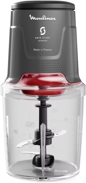 Imagen relacionada con Picadora de Alimentos Moulinex Easy Press 600W (Capacidad 500 ml | 4 Cuchillas de Acero Inoxidable | Safe Start Advanced)