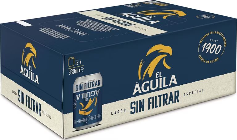 Imagen relacionada con Aguila Sin Filtrar (24 latas a 0,55€ la lata con compra recurrente)