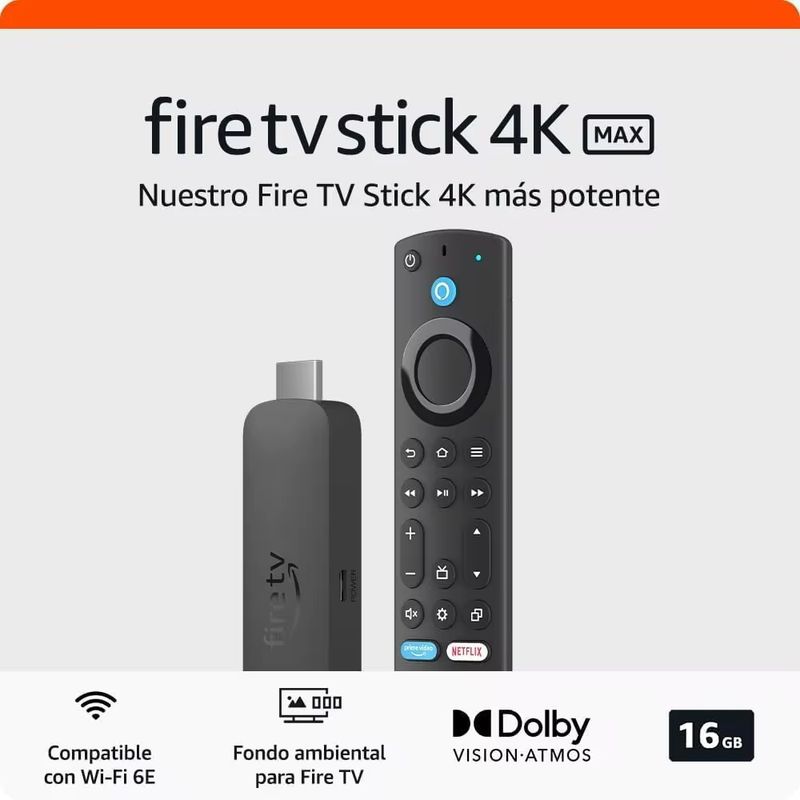 Amazon Fire TV Stick HD, 4K PLUS y 4K MAX: Streaming en 4K con Alexa