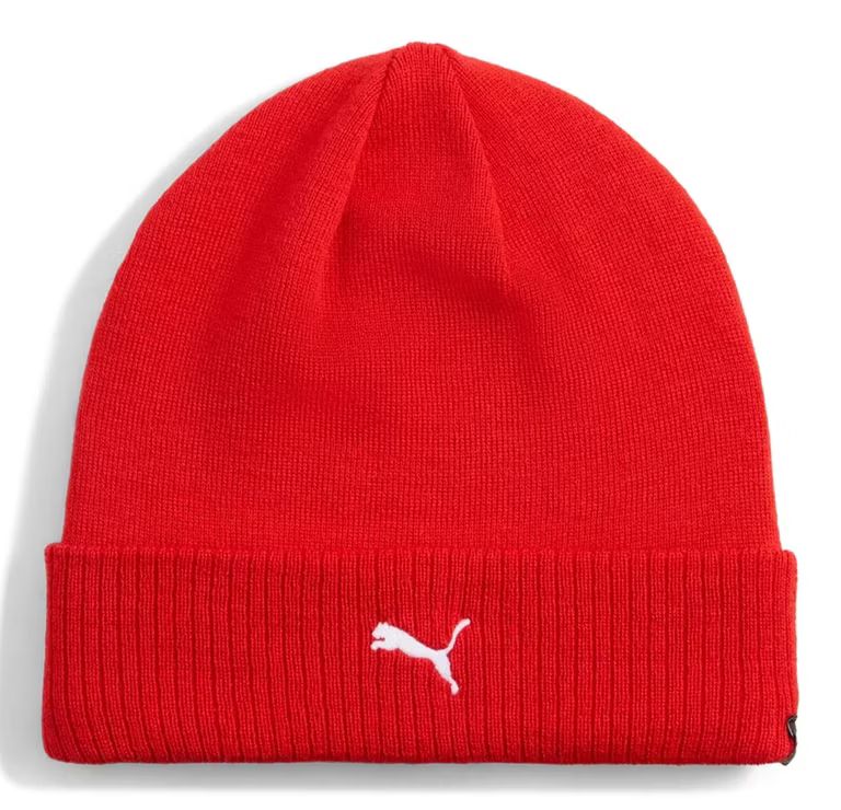Imagen relacionada con Puma Liga Reversible Beanie - Gorro Unisex Adulto, rojo o azul.