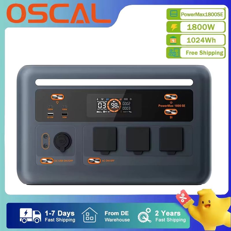 PowerMax1800SE Estación Portátil Solar 1800W