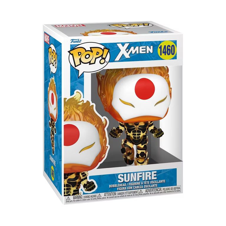 Imagen relacionada con Funko Pop! Marvel: X-Men - Sunfire | Merchandising Oficial de Superheroes - Figura de Vinilo